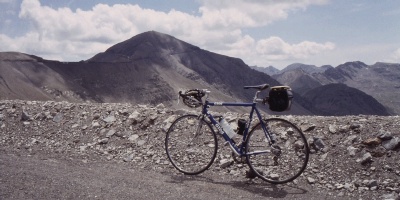 Rennrad leichtes Gepck Behindset