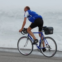 Rennrad leichtes Gepäck Behindset