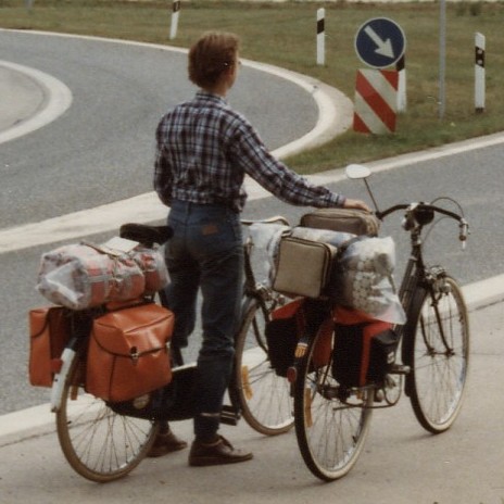 Photo - Rennrad - Gepck = Ohne Behindset: Radtour nach
         Frankfurt